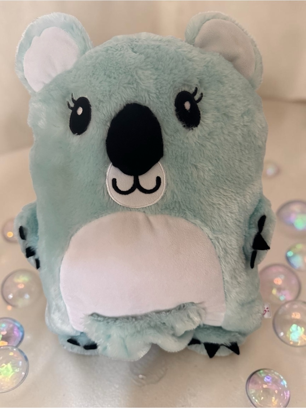 Squashmallow Plush Koala Stuffed Animal With Pouch (no baby) Teal Blue